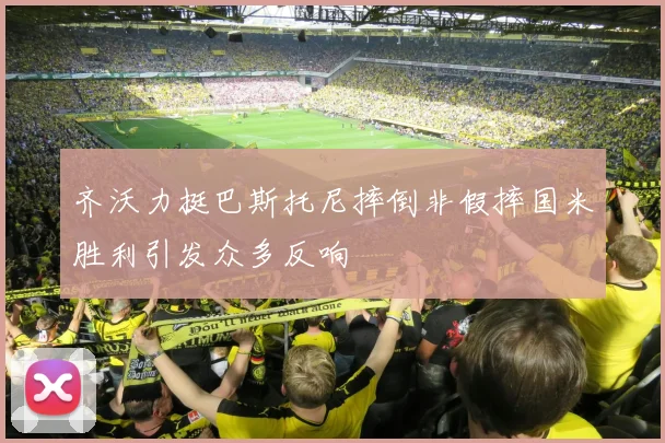 齐沃力挺巴斯托尼摔倒非假摔国米胜利引发众多反响